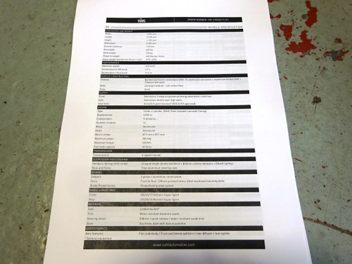 2013 VUHL 05 Edition One, #1 In vendita (immagine 82 di 87)