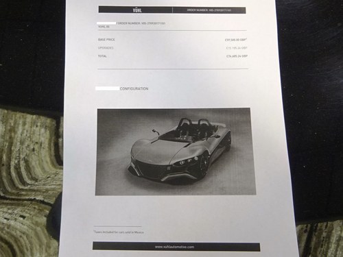 2013 VUHL 05 Edition One, #1 In vendita (immagine 80 di 87)