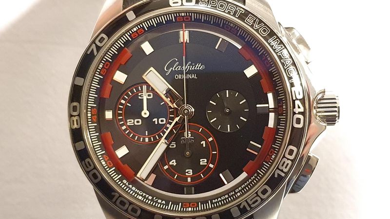 Glashutte Original Sports Evolution Impact Chronograph Watch For Sale (picture 1 of 60)