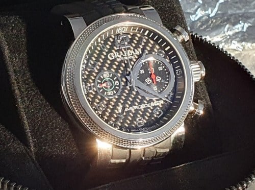 Graham Mercedes GP Trackmaster Chronograph Watch En venta (imagen 7 de 32)