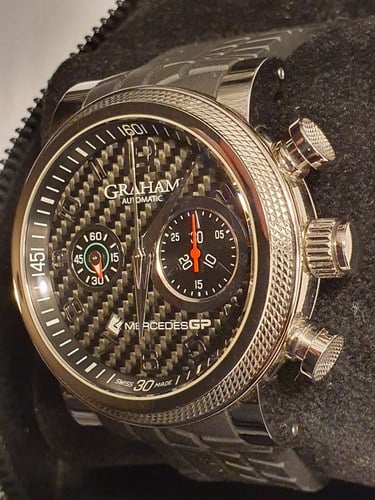 Graham Mercedes GP Trackmaster Chronograph Watch En venta (imagen 16 de 32)