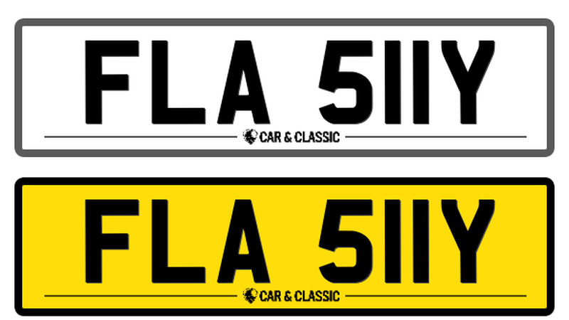 Private Registration -  FLA 511Y In vendita (immagine 1 di 2)
