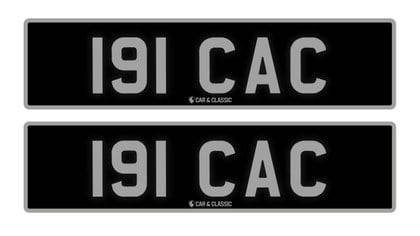 Private Number Plate-191 CAC