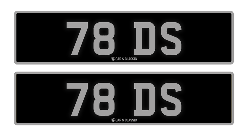 Private Reg Plate - 78 DS For Sale (picture 1 of 2)