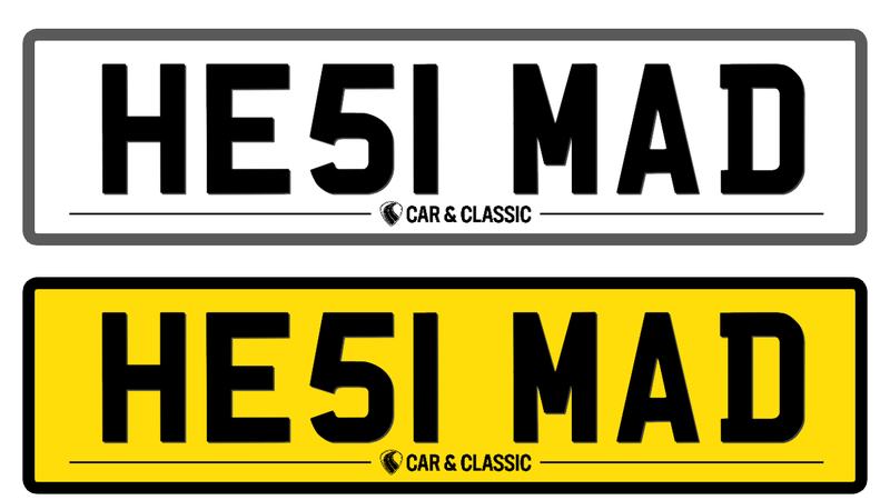 Private Reg Plate - HE51 MAD For Sale (picture 1 of 2)