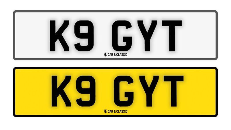 No Reserve - Private Reg Plate - K9GYT For Sale (picture 1 of 3)