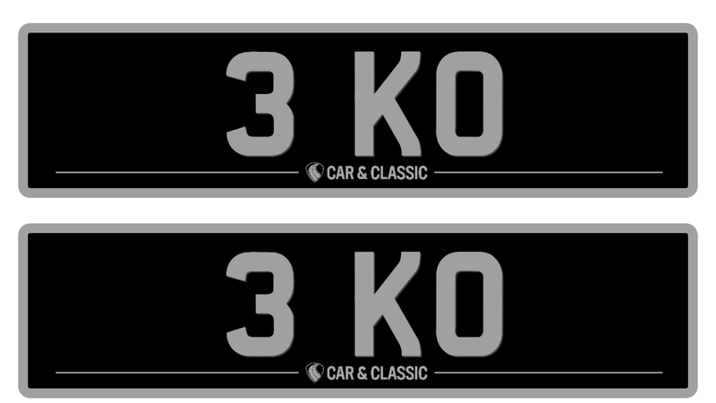 Private Registration -  3 KO For Sale (picture 1 of 2)