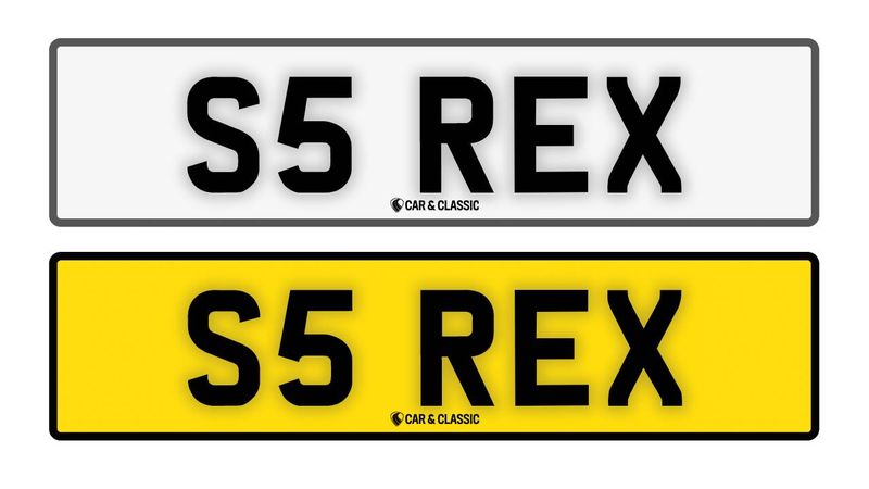 Private Number Plate - S5 REX In vendita (immagine 1 di 2)