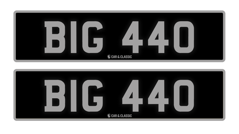Private Reg Plate - &quot;BIG 440&quot; For Sale (picture 1 of 2)