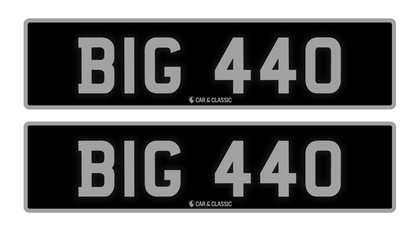 Private Reg Plate - "BIG 440"