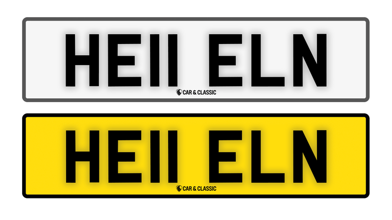 PRIVATE REG PLATE - HE11 ELN For Sale (picture 1 of 3)