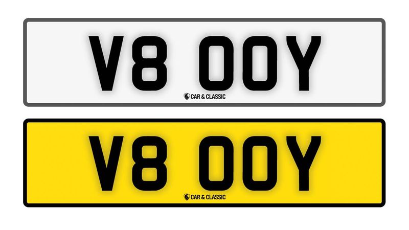 Private Reg Plate - V8 00Y For Sale (picture 1 of 2)