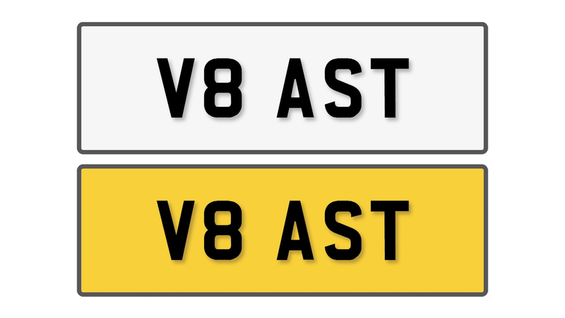 NO RESERVE! - Private Reg Plate - V8 AST For Sale (picture 1 of 4)