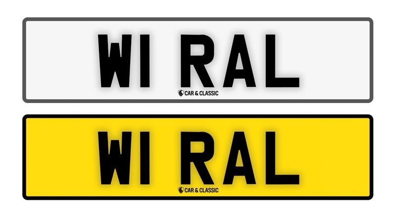 Private Reg Plate- W1 RAL For Sale (picture 1 of 2)