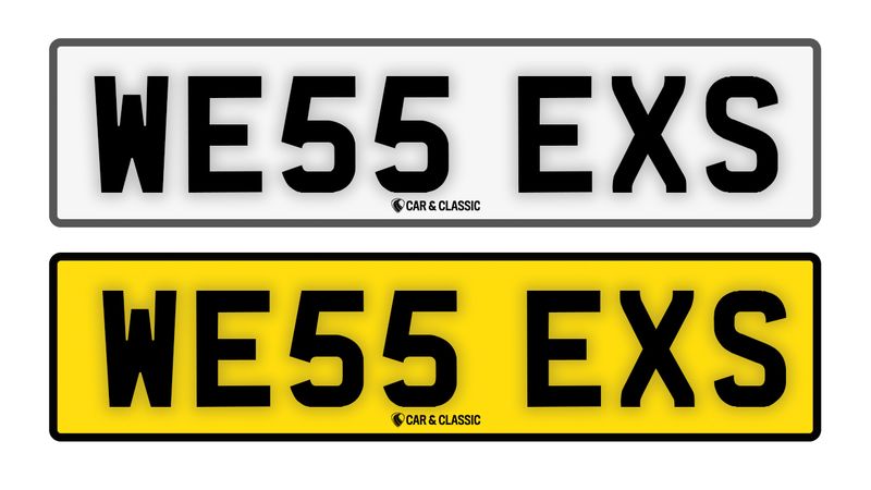 Private Reg Plate - WE55 EXS In vendita (immagine 1 di 2)