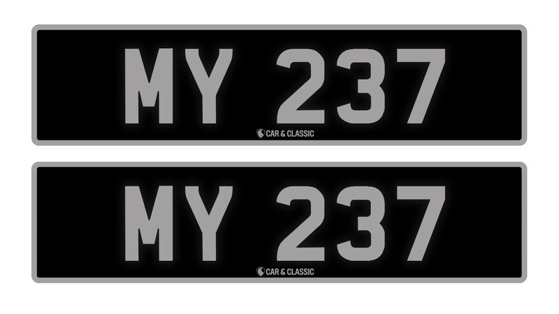 RESERVE LOWERED - Private Reg Plate: MY 237 In vendita (immagine 1 di 2)
