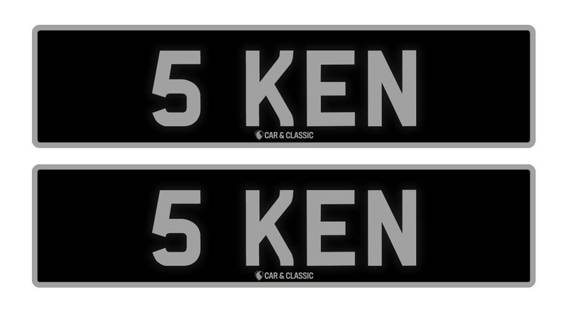 Private Registration - 5 KEN For Sale (picture 1 of 2)