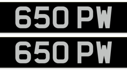 Private Registration - 650 PW