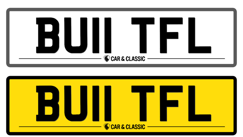 Private Registration - BU11 TFL For Sale (picture 1 of 2)