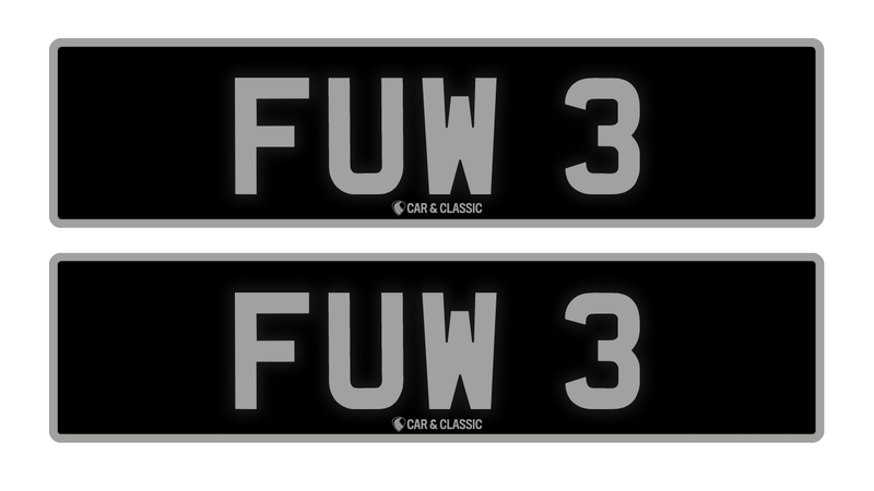 Private Registration - FUW 3 For Sale (picture 1 of 2)