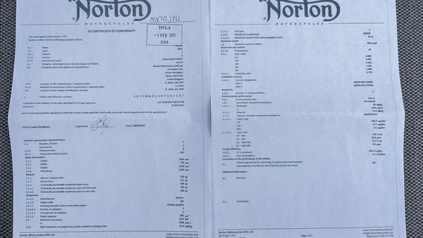 2021 Norton Commando 961 Sport MK2 For Sale (picture :index of 76)