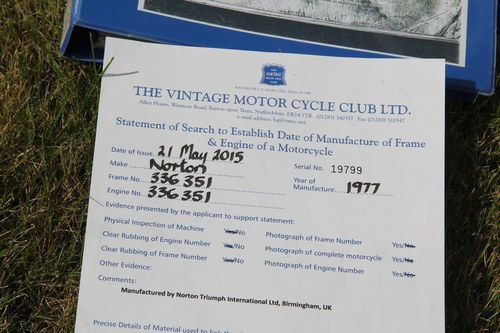 1977 Norton Commando 850 MkIII à vendre (picture 81 of 88)