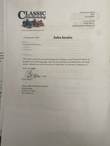 1991 Norton F1 Sport For Sale (picture 90 of 92)