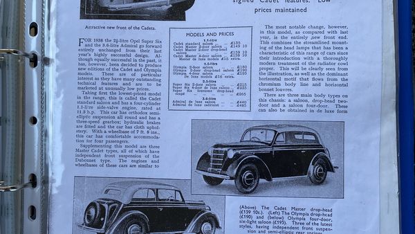 1938 Opel Kadett K38 Master For Sale (picture :index of 169)