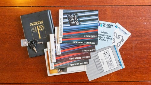 1988 Peugeot 1.6 205 GTI Te koop (foto 122 van 124)