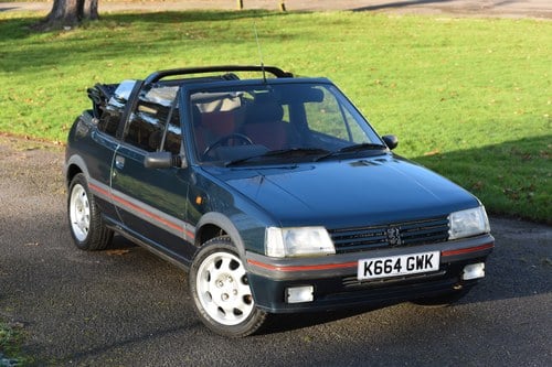 1993 Peugeot 205 1.9 CTi In vendita (immagine 1 di 135)