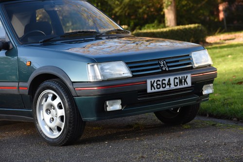 1993 Peugeot 205 1.9 CTi In vendita (immagine 70 di 135)