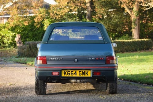 1993 Peugeot 205 1.9 CTi In vendita (immagine 18 di 135)