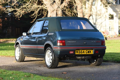 1993 Peugeot 205 1.9 CTi In vendita (immagine 19 di 135)