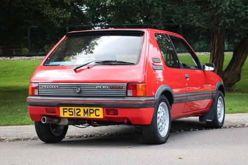 1988 Peugeot 205 GTI 1.6 For Sale (picture 13 of 129)