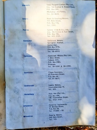 1978 Peugeot 504L Saloon Automatic zum Verkauf (Bild 195 von 226)