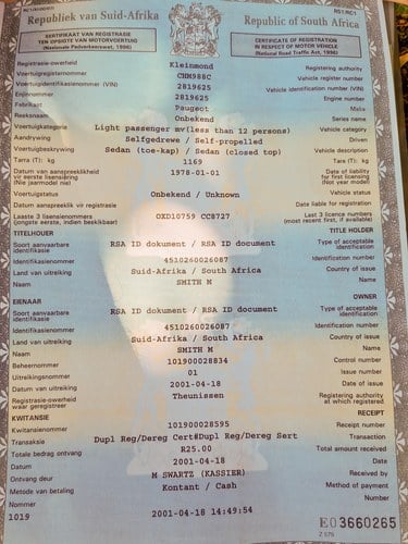 1978 Peugeot 504L Saloon Automatic zum Verkauf (Bild 221 von 226)