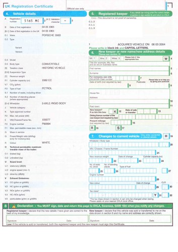 1961 Porsche 356B 1600 Super 90 Cabriolet RHD In vendita (immagine 153 di 156)