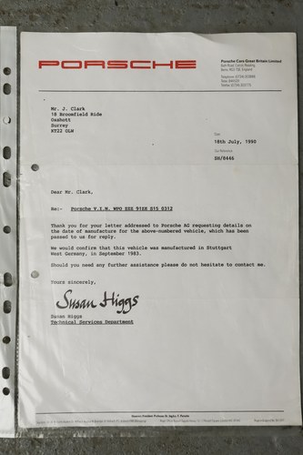 1983 Porsche 911 Carrera cabriolet till salu (bild 211 av 242)