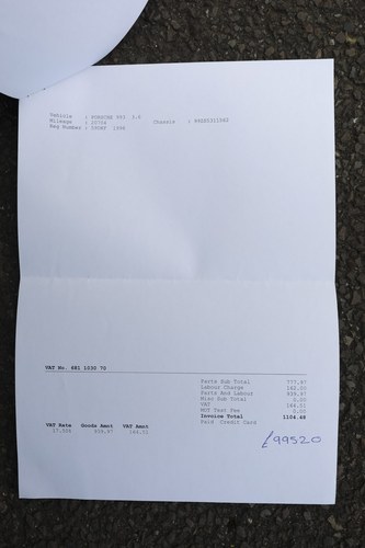 1994 Porsche 911 Carrera 2 (993) zum Verkauf (Bild 167 von 185)