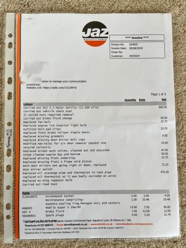 1988 Porsche 911 Carrera 3.2 Sport Targa (930) zum Verkauf (Bild 155 von 162)