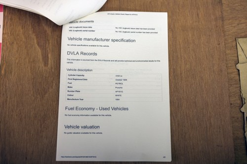 1984 Porsche 911 Carrera Targa 3.2 For Sale (picture 193 of 196)