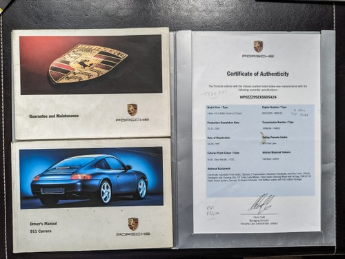 1999 Porsche 911 Carrera Tiptronic S (996) till salu (bild 132 av 134)