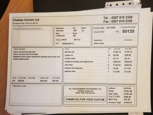 1998 Porsche 911 Targa (993) For Sale (picture 122 of 148)