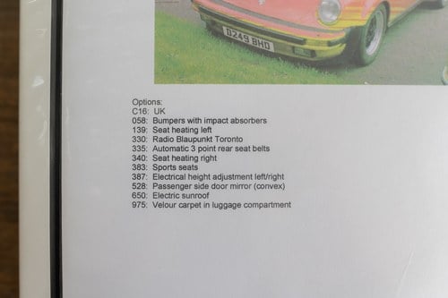 1987 Porsche 911 Turbo (930) à vendre (picture 160 of 222)