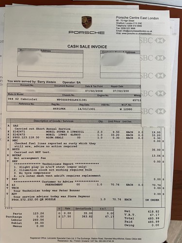 1991 Porsche 944 S2 Cabriolet zum Verkauf (Bild 73 von 78)