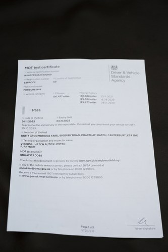 1988 Porsche 944S Coupé For Sale (picture 102 of 116)