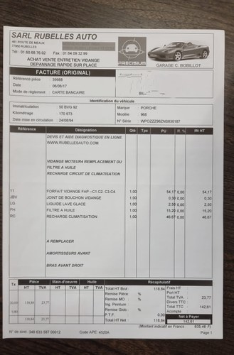 1994 Porsche 968 Cabriolet In vendita (immagine 113 di 114)