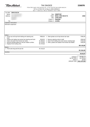 1960 Porsche 356B Coupe RHD For Sale (picture 134 of 171)