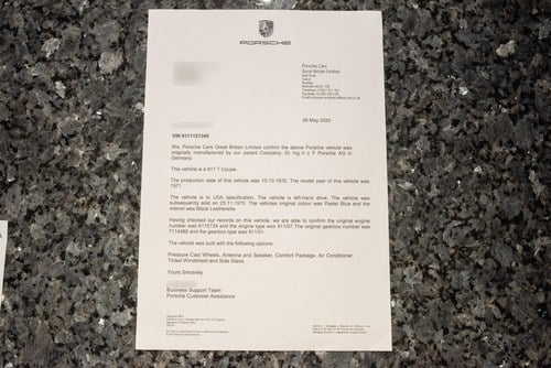 1970 Porsche 911 T (LHD) For Sale (picture 194 of 215)