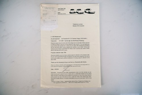 1989 Porsche 911 Carrera 3.2 Targa Sport à vendre (picture 235 of 243)